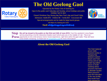 Tablet Screenshot of geelonggaol.org.au